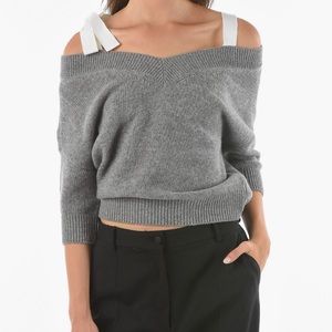Red Valentino Off Shoulder Sweater